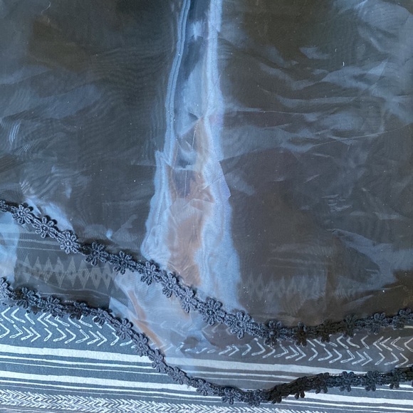 NWT Black Sheer Top - Picture 2 of 5